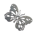 Wholesale custom laser cut butterfly metal ornaments laser cut gift box laser cut words